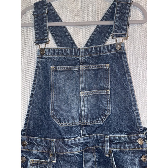 Free People We The Free Good Luck Barrel Overalls Women's Size Medium NEW - Picture 3 of 10